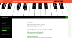 Desktop Screenshot of playpianopro.com